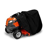 Himal Outdoors Lawn Mower Cover -Tractor Cover Fits Decks up to 54' Storage Cover Heavy Duty 420D Polyester Oxford, UV Protection Universal Fit with Drawstring & Cover Storage Bag