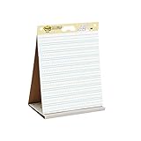 Post-it Super Sticky Tabletop Easel Pad, Great for Virtual Teachers and Students, 20 x 23 Inches, 20 Sheets/Pad, 1 Pad (563PRL), Portable White Premium Self Stick Flip Chart Paper, Built-in Easel
