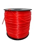 wewr Echo String Trimmer Cross Fire Line 5-Pound Commercial Square .095-Inch-by-1280-ft String Trimmer Line in Spool (0.095, Red)