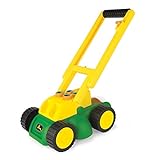 John Deere Electronic Toy Lawn Mower - Lawn Mower Toy with Interactive Sounds and Buttons - Toddler Outdoor Toys - Summer Toys - Ages 2 Years and Up