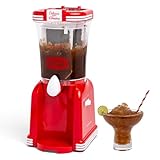 Nostalgia Coca-Cola Frozen Drink Maker and Margarita Machine for Home - 32-Ounce Slushy Maker with Stainless Steel Flow Spout - Easy to Clean and Double Insulated - Red