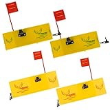(4Pack) Planer Boards for Fishing - Includes (2) Right, (2) Left - 8 inch