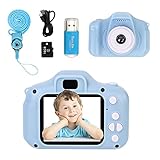 Kids Camera Toys for 4-8 Year Old Boys Toddler Rechargeable Cameras with 2 Inch IPS Screen for Children Birthday Gifts Idea for 4 5 6 7 8 9 Boys by huwairen (Free 16GB Memory Card Included)