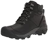 KEEN Men's Targhee 2 Waterproof Insulated Hiking Boot, Black/Black, 10.5