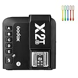 Godox X2T-S TTL High-Speed Sync 1/8000s 2.4G Wireless Flash Trigger Transmitter with Bluetooth Connection Compatible for Sony Cameras with USB LED