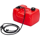 GAOMON Marine Fuel Tank, 3-Gallon Outboard Marine Portable Fuel Tank with Fuel Line, I-Shaped Handle, Easy to Carry