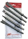 Ingersoll Rand 9500 Chisel Bit Kit for 114GQC Edge Series Air Hammer, 5 Piece Set Includes Tapered Punch, Flat Chisel, Panel Cutter, Sheet Metal Cutter, Spot Weld Breaker