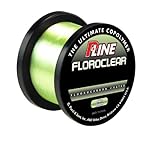 P-Line Floroclear Fluorocarbon Coated Low Memory Copolymer Bulk Spool, 6lb-3000yd, Mist Green, 6-Pound