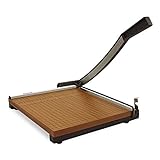 X-ACTO 26615 Square Commercial Grade Wood Base Guillotine Trimmer, 15 Sheets, 15-Inch x 15-Inch