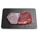 Quick Defrosting Tray for Frozen Meat - Rapid Thaw Defrosting Tray Kitchen Gadgets for Home Thawing Plate - Thawing Tray for Frozen Meat Defrosting Tray Natural Taste - Frozen Food Meat Thawing Board