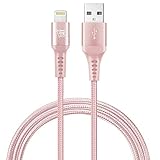 iPhone Charger Lightning Cable - [MFi Certified] Durable Braided Apple Lightning USB Cord for latest iOS including iPhone X/8/8Plus/ 7/7Plus/IPad Pro