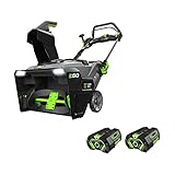 EGO Power+ SNT2102 21-Inch 56-Volt Cordless Snow Blower with Peak Power Two 5.0Ah Batteries and Charger Included