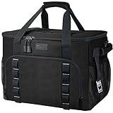 BALEINE Extra Large Soft Cooler Bag, Portable Leakproof Cooler, 40/60 Cans Volume for Beach, Camping, Kayaking, Travel, and Road Trips (9.5 Gallon, Black)
