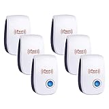 Ultrasonic Pest Repeller 6 Pack – Electronic Repellent for Pest Control – Rodent Repellent Indoor, Ultrasonic Indoor Pest Repellent, Plug-in, for Mosquito, Insect, Mice, Spider, Bug, Ant, Cockroach