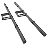 Synergee Farmer Walk Handles. Farmer Carry Barbell Style Handle for Loaded Carries. Sold in Pairs, 15 lbs per Handle. Full Body, Functional Exercise Equipment