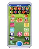 Skywin Kids Phone Toy (Blue) - Toy Cell Phone for Toddlers 1-3 with 7 Functions, Kids Cell Phone, Educational Play Cell Phone for Kids, Realistic Kids Smart Phone, Fake Cell Phone Toy Phone for Kids