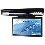 XTRONS® 15.6 Inch 1080P Video HD Digital Widescreen Car Overhead Coach Caravan Roof Flip Down DVD Player Game Disc with HDMI Port
