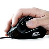 SANWA Wired Ergonomic Mouse, LED Screen 25° Vertical Mouse with 9 Buttons, Programmable, Silent Optical USB Mouse, 1200/1600/2000/2400 DPI, Compatible with Windows, MacOS, Chrome OS, Right Handed