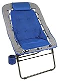 Foldable Rectangular Air Mesh Indoor Outdoor Bungee Chair (Pack of 1)