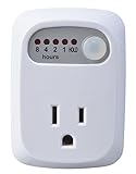 TEKLECTRIC Indoor Auto Shut Off for Curling Iron Hair Straightener Countdown Phone Charger Timer Safety Outlet Conserve Socket