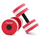 UNAOIWN Water Dumbbells Water Aerobics for Pool Fitness Exercise Heavy Resistance Aquatic Dumbbell Pool Barbells for Swimming