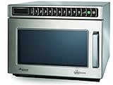 Amana Commercial HDC12A2 Heavy-Duty Microwave Oven, 1200W, Stainless-Steel