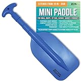 Boat Paddle Telescoping Plastic Collapsible Oar Kayak Jet Ski Tube Rafting and Miniature Mini Canoe Paddles Small Tubing Floats Oars Row and Safety Boat Accessories for Kids and Adults - 1Pk