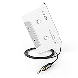 Arsvita Car Audio Cassette to Aux Adapter , 3.5 MM Auxillary Cable Tape Adapter