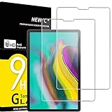 NEW'C [2 Pack Designed for Samsung Galaxy Tab S6/S5e 10.5 Inch 2019 Screen Protector Tempered Glass, Bubble Free, Ultra Resistant