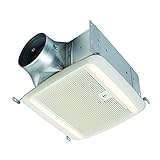 Broan-NuTone QTXE110150DCSL Humidity Sensing Bathroom Ventilation LED Light, Energy Star Certified, 110-130-150 CFM Bath Fan, White