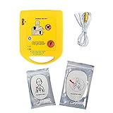 Mini AED Trainer, XFT-D0009 AED Practice Training Device, English Language Voice Prompts First Aid Train Machine for Automated External Defibrillator Trainee Student Gift Idea