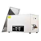 CREWORKS 30L Large Ultrasonic Cleaner, Total 1400W Professional Industrial Auto Cleaning Machine for Carburetor Tools Parts Instrument, 40kHz Digital Sonic Cavitation Cleaner with Heater & Timer