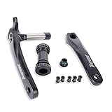 JGbike Crank Arm Set Mountain Bike Crankset Arm Set 170mm 104 BCD with 68 73 Bottom Bracket Kit and Chainring Bolts for MTB BMX Road Bicyle,Compatible with Shimano,SRAM,FSA, Gaint
