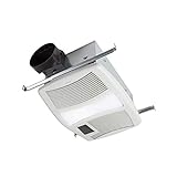 Broan-NuTone QTXN110HL Ceiling Heater, Fan, and Light Combo for Bathroom and Home, 0.9 Sones, 1500-Watt Heater, 120-Watt Incandescent Light, 110 CFM , White