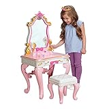 Disney Princess Ultimate Musical Vanity with Enchanting Messages & Celebration Song! Includes Brush, Comb, Tiara & 5 Rings