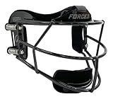Force3 Pro Gear Softball Fielder Defender Mask (Adult, Black)