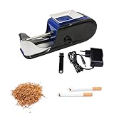 genmine Cigarette Rolling Machine Electric Automatic Injector Tobacco Roller Maker (Blue and Black)