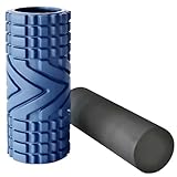 IRoller 2 in 1 Foam Roller, Textured Deep Massage Roller with Smooth Style Roller