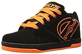 Heelys Men's Propel 2.0 Fashion Sneaker, Black/Bright Orange, 9 M US