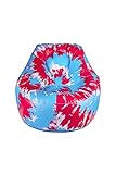 KESS Tie-dye Self Inflatable Chair, Light Weight, Auto - Inflate Chair, Ideal Couch for Backyard, Lakeside, Beach, Traveling, Camping & Picnics, Multicolor