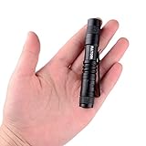 HATORI LED Mini Flashlight, Bright Small Handheld Pocket Flashlights Tactical High Lumens Pen Light for Camping, Outdoor, Emergency, 1 Pack(3.55Inch)