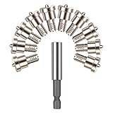 AUTOTOOLHOME 10pcs Drywall Screw Bits Setter PH2 Magnetic Extension Drill Bit Holder for Plasterboard