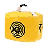 TuhooMall Amazingli Golf Impact Power Smash Bag Hitting Bag Swing Training Aids Waterproof Durable (Yellow)