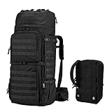 Mardingtop 75L Molle Hiking Internal Frame Backpacks with Rain Cover for Camping,Backpacking,Travelling