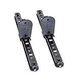 Attwood 11940-2 Universal Adjustable Kayak Foot Pegs/Foot Brace with Trigger Lock, Black Finish, Set of 2, 15 Inches