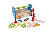 Hape Fix It Kid's Wooden Tool Box and Accessory Play Set