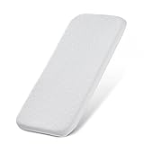 Bassinet Mattress Topper, Gel Memory Foam Mattress with Removable Cover Fit for Dream On Me Karley Bassinet (32' x 16'), Waterproof Breathable Soft Bassinet Mattress