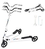SANSIRP Swing Wiggle Scooter, 3 Wheel Kick Scooter with Adjustable Height&Front Brake Swing Foldable Drifting Scooter for Girls/Boys/Adult Age 8+
