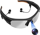 YYCAMUS Camera Sunglasses Bluetooth, MS18 Camera Glasses HD 1080P for Sports, Hiking, Biking, Fishing, Scouting, Driving, Hunting (Include 32G MicroSD Card)