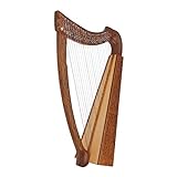 Roosebeck 22-String Heather Harp w/Full Chelby Levers - Knotwork
